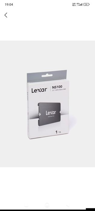 SSD 1TB Lexar NS100 — идеальное состояние, цена ниже рынка, фото прове