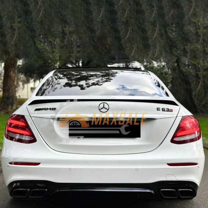 Лип за W213 спойлер  C63S style на Mercedes E class седан спорт