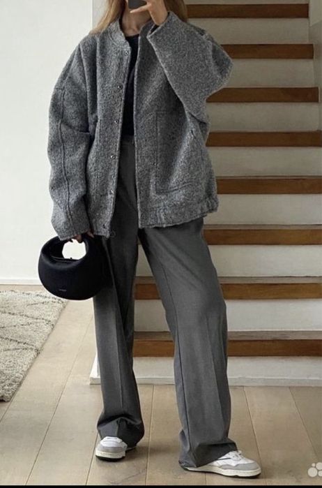 Теплый Бомбер зара