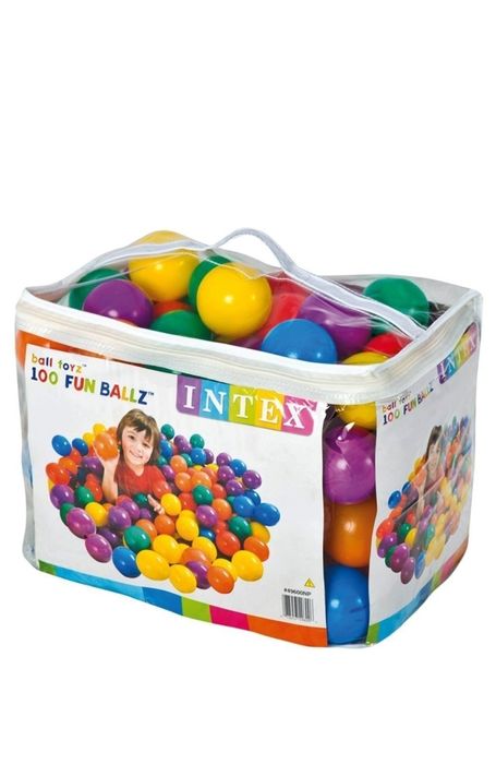 Комплект от 100 топчета Intex, Fun Ballz, 8 см