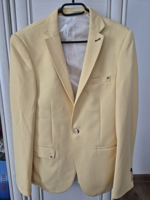Sacol barbati galben pastel