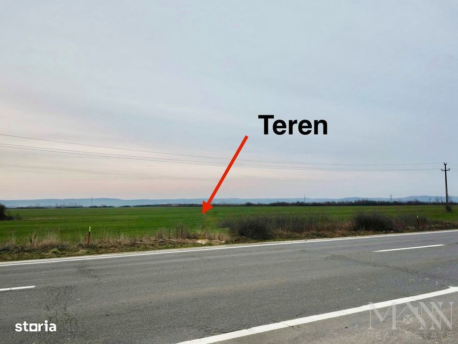 Teren intravilan de vanzare | Acces din DN1, Sacadat, jud. Bihor