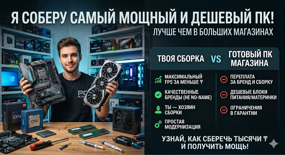 Сборка пк под любые задачи
