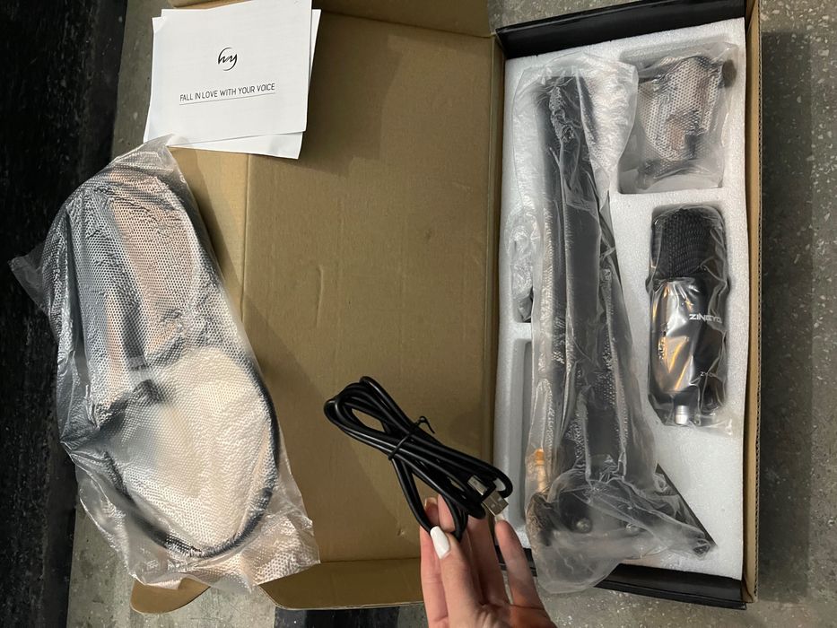 Microfon pentru TikTok/live/podcast/studio