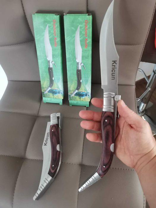 Criket 38cm Briceag Spaniol ( mâner lemn , Nou in cutie )