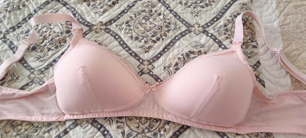 Sutien  roz,pt alăptare, măsura 40