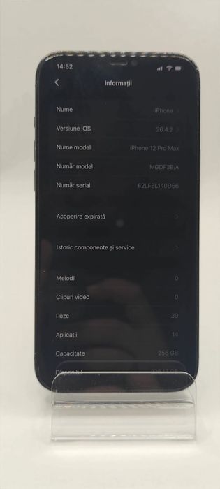 iPhone 12 Pro Max, Blue, 256GB, 100% Baterie