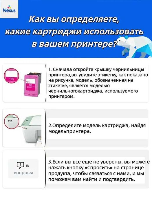 Комплект картриджей Замена картриджа