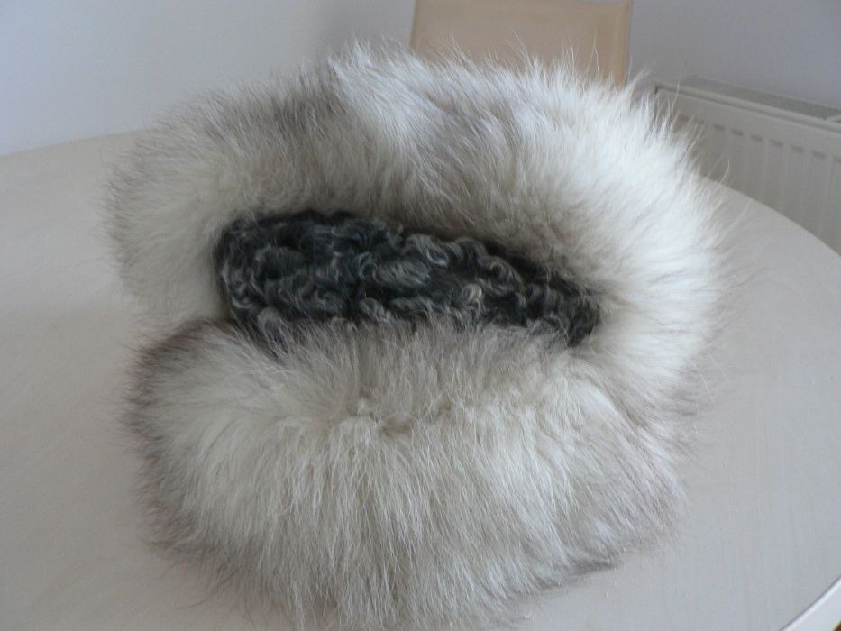 Caciula blana vulpe polara , exceptionala