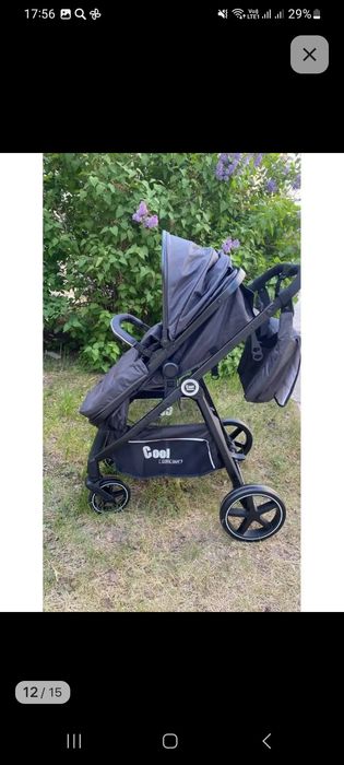 Коляска автолюлька 2 в 1