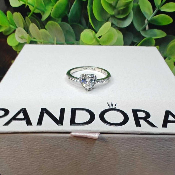 Inel Pandora Inimă Argintie - Argint 925, in cutie