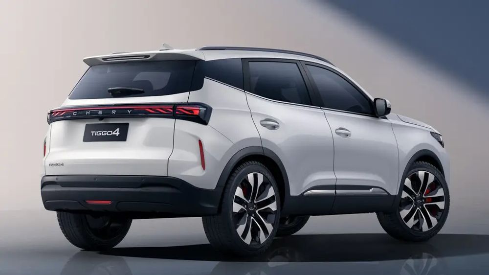 Бампер задний Чери Тигго 4