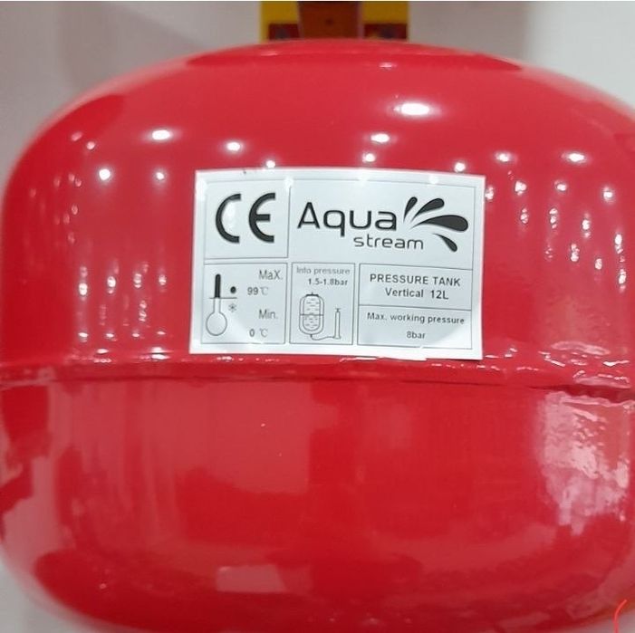 12 литр мембранный расширительный бак 8 бар Aqua Stream 12L bak arzon