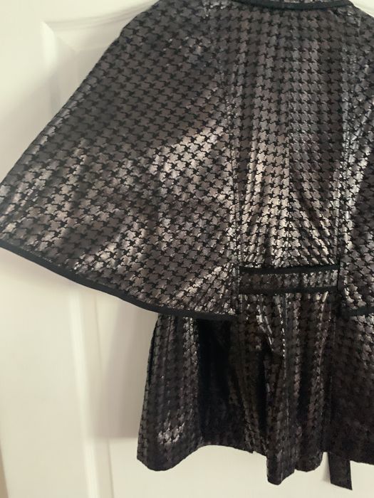 Куртка пончо , новая, кожаная