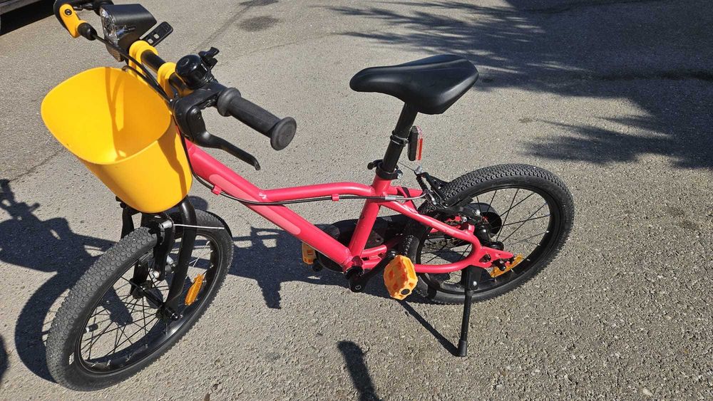 Bicicleta copii 16” – Cadru aluminiu – Foarte usoara – Stare excelenta - Culoare roz