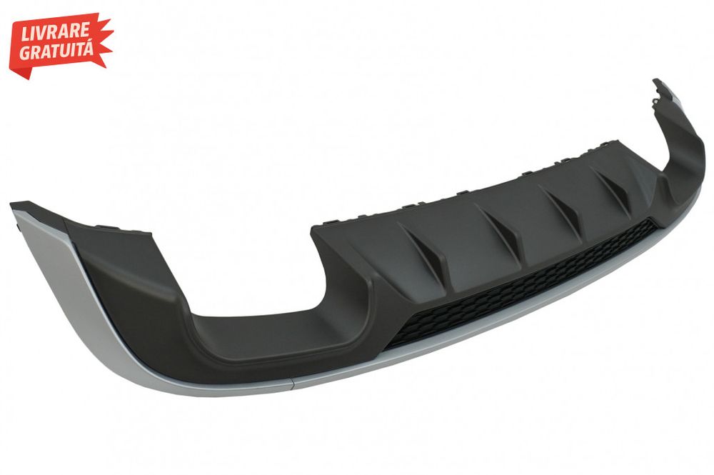 Difuzor Bara Spate cu Sistem de evacuare Negru Audi A3 8V Facelift Hat