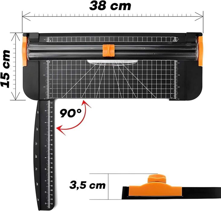 Taietor de hartie tip ghilotina pentru formate A3 A4 A5 B5 de precizie