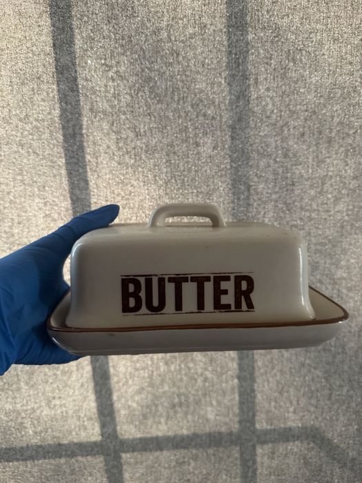 Менажница елка с чашечками, масленка