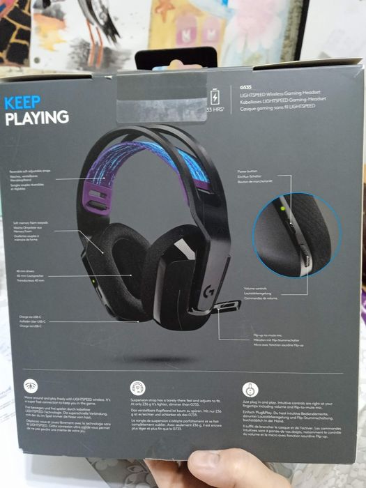 Наушники игровые Logitech новые 45000