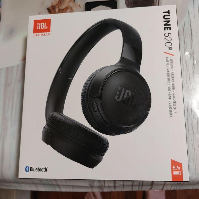Căști JBL 520BT, Pure Bass,Bluetooth