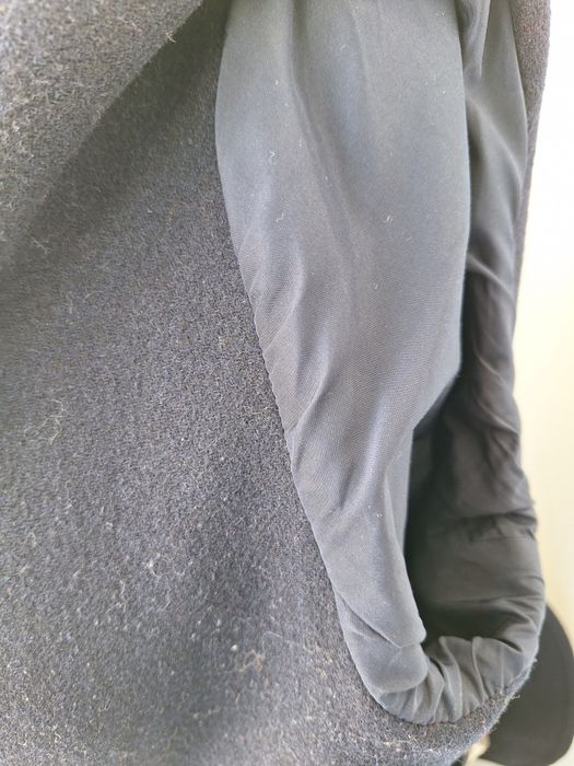 Palton bleumarin Zara lână Xs