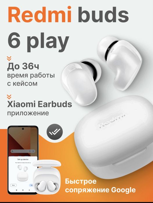 Original Redmi Buds 6 Play sotiladi.