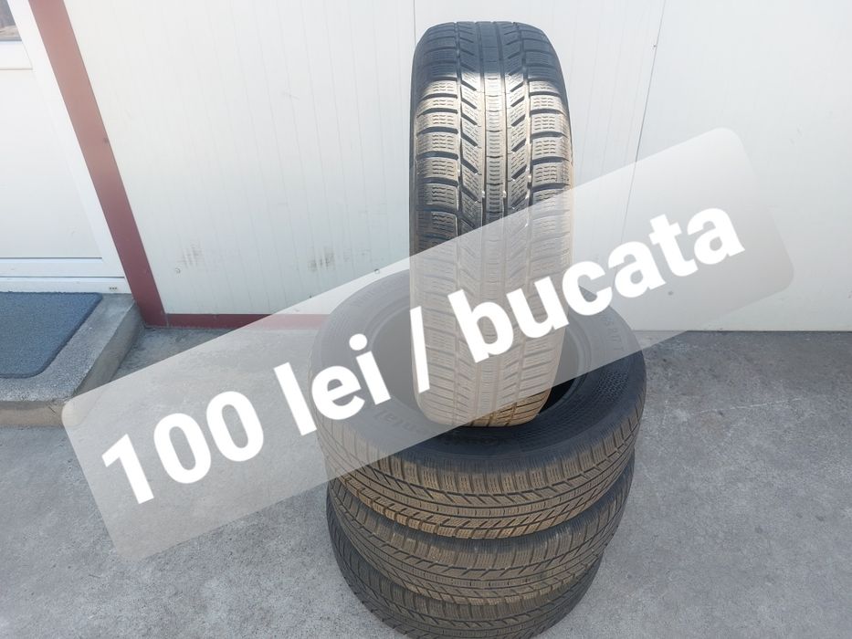 100 lei bucata! Set anvelope M+S/IARNA 225 65 17 Continental dot 2021