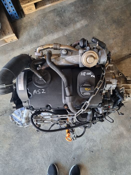 DEFECT motor VW SHARAN 1.9 TDI 131 cai cod ASZ pentru piese