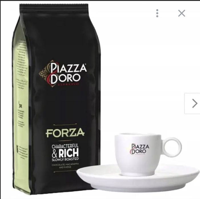 Кофе зерновой Piazza Doro Forza 1 кг Италия