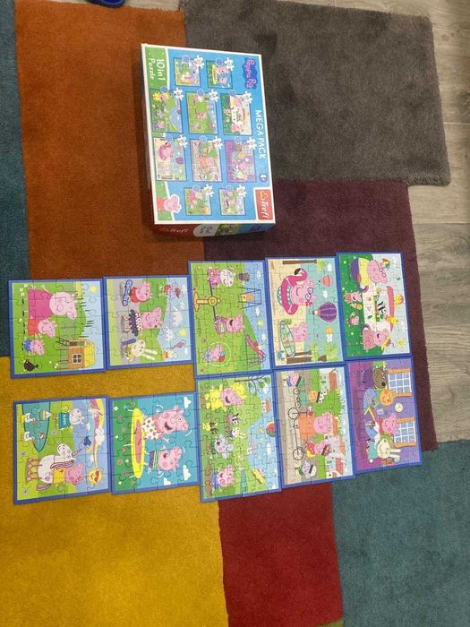 Pachet 28 buc x Puzzle diverse modele pentru 3 - 6 ani+
