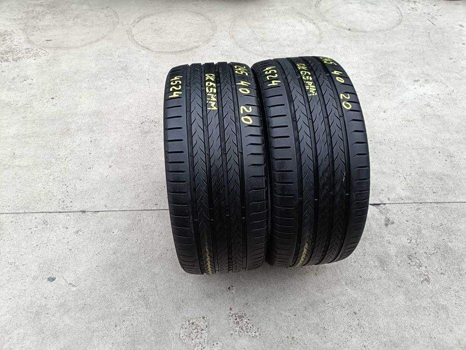 Doua anvelope vara 245 40 20 continental ecocontact 6 cu 6,5 mm 4524