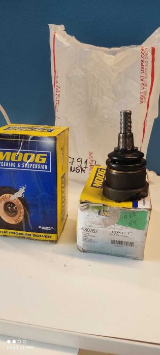 Предни и задни усилени шарнири Moog K80767 K500190 Cherokee/Liberty KJ