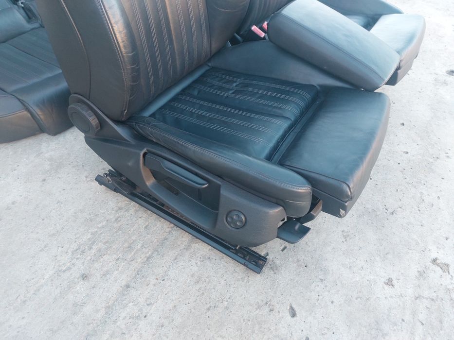 Set interior piele neagra S-line AUDI A6 C7 4G Model 2011-2018