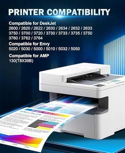 Нови HP 304XL съвместими мастилени касети 2 броя черна и цветна, висок капацитет за принтер печат тонер