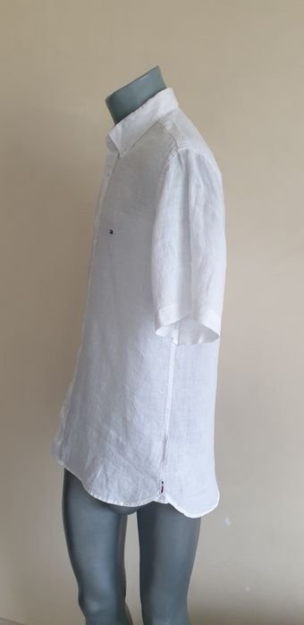 Tommy Hilfiger Linen /Лен Regular Fit  L НОВО ОРИГИНАЛ Мъжка  Ленена Риза