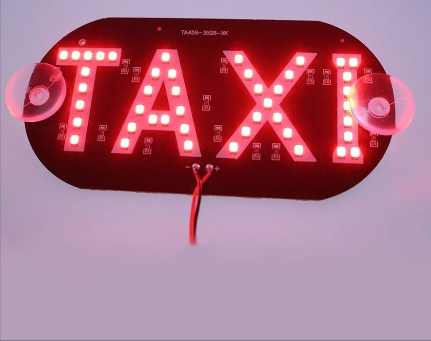 Reclama luminoasă led taxi pentru masina auto