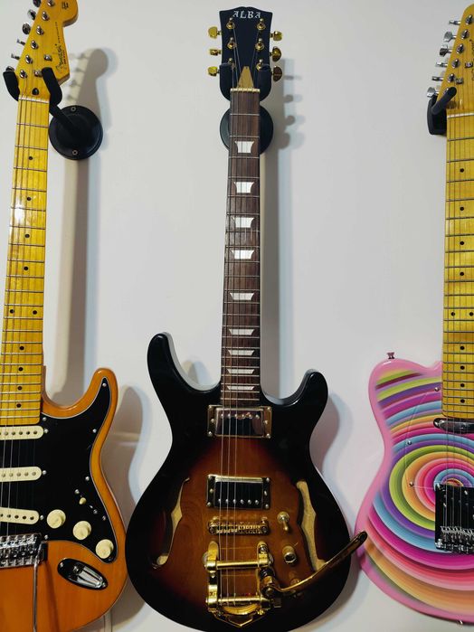 Chitara electrica Alba ASD, semiholow, Bigsby, made in Japan