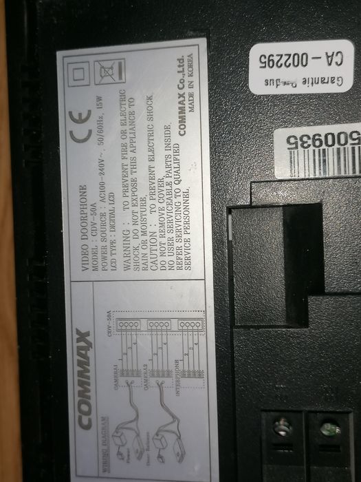 Lot Video interfoane Commax trei bucati