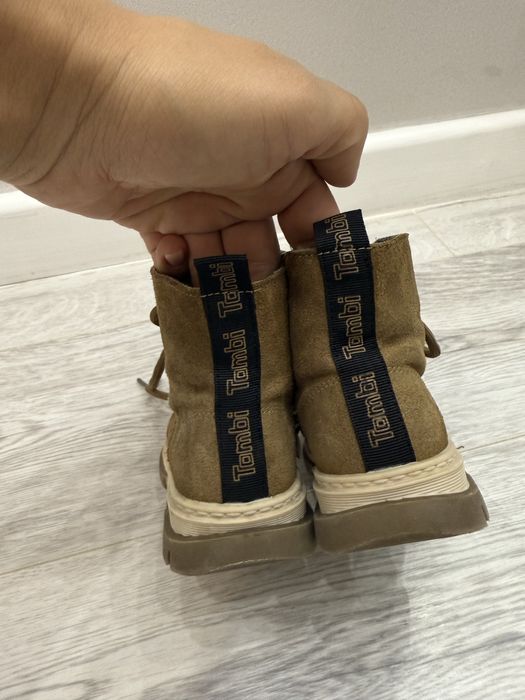 Ботинки детская натуральная замша