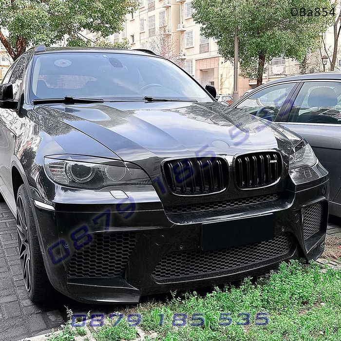 Вежди фарове BMW X6 E71 08-14 бмв х6 е71 тунинг броня екстра добавка