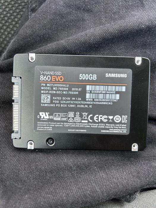 Ssd 500Gb Samsung Evo 860