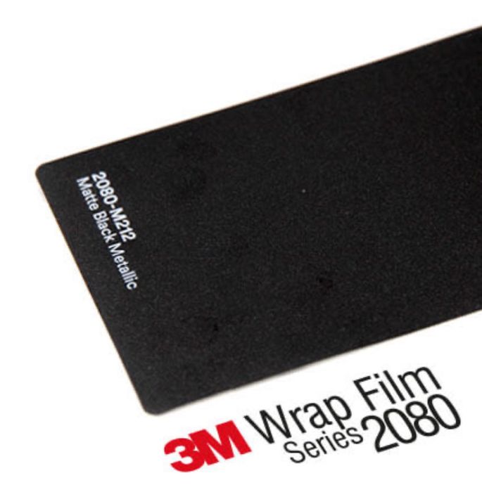 3M Автомобилно фолио за таван капак черен мат металик карбон камуфлаж