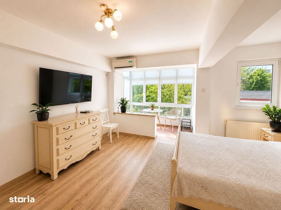 Studio Modern & Inundat de Lumină | Floreasca 112 | Pet Friendly