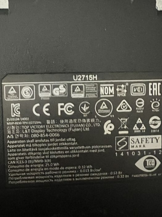 Monitor / minitoare defecte pe 27, 9 bucati hp si dell