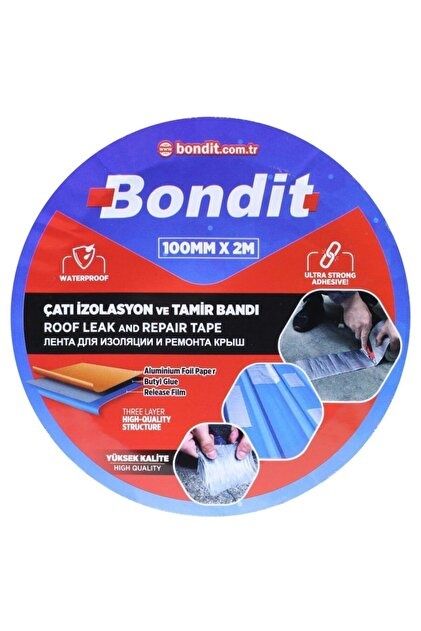 Bandă autoadezivă Bondit reparații Țevi , scurgeri, reparații acoperisuri  lat 100mm si2 metri lungime. Cu carte de instructiuni