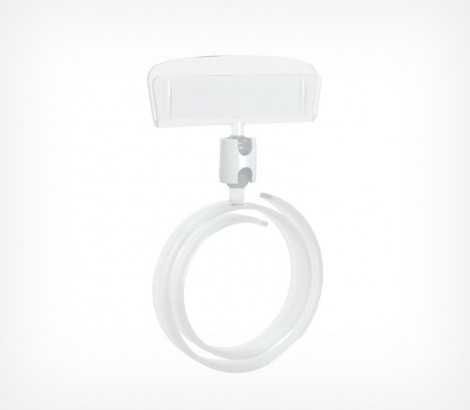 Ценникодержатель-улитка на колбасу. Ценник для колбасы