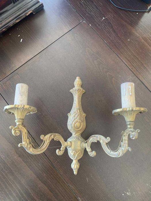 Aplica de perete stil baroc din bronz masiv