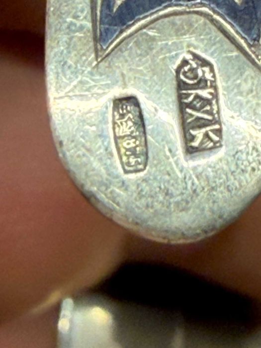 Сребърна гривна стил Кубачи