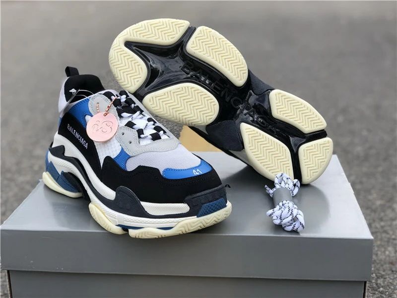 Balenciaga Triple S - Black/Cream/Dark Green