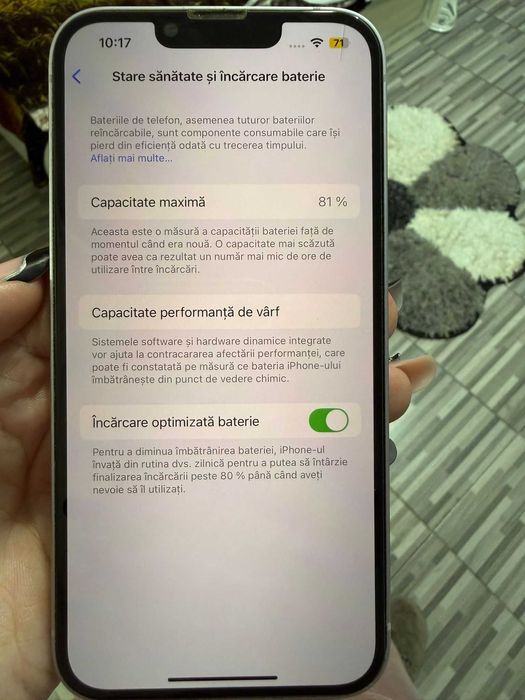 iPhone 14 128GB, 81% baterie